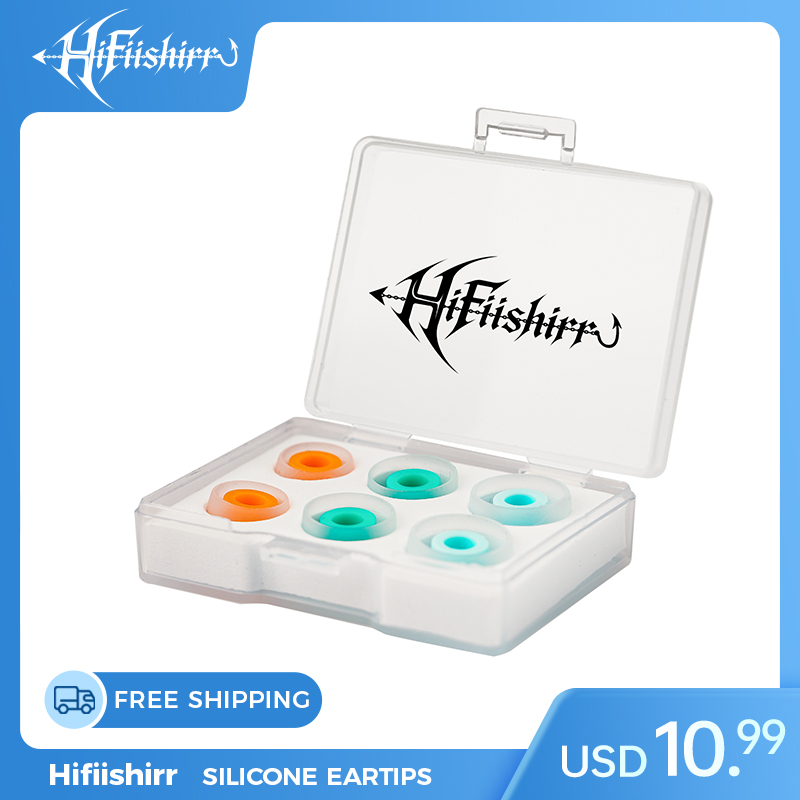 Silicone Ear Tip Replacement - Hifiishirr Auricolari in silicone color caramello