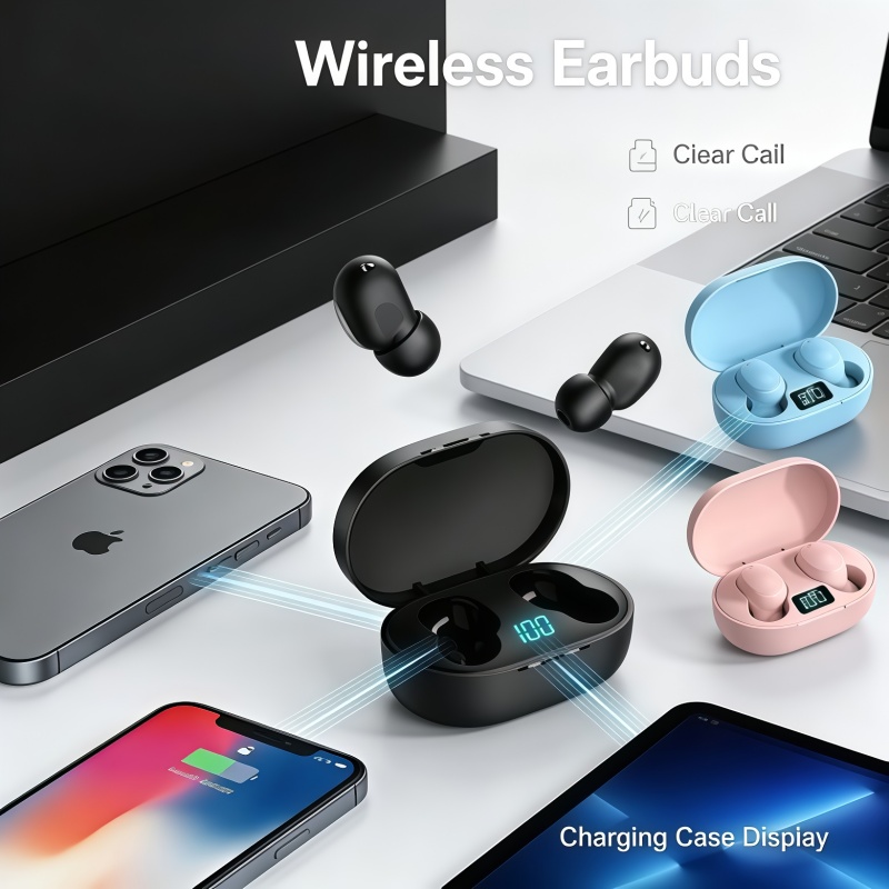 Bluetooth Headset On Ear - Nuove Cuffie Bluetooth TWS E6S 2026,