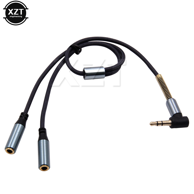 Earphone Splitter Jack - Adattatore cavo sdoppiatore audio Aux Y