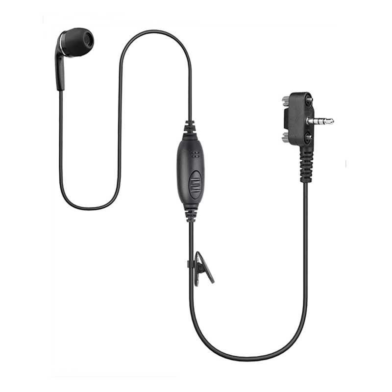 Wired Earphone Mic - Auricolare in gomma e auricolare con