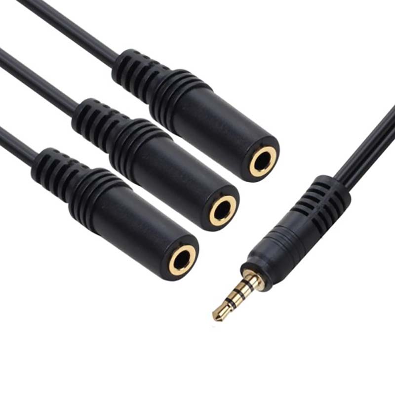 Earphone Splitter Jack - 1 pezzo Adattatore Splitter Audio Multi-auricolare