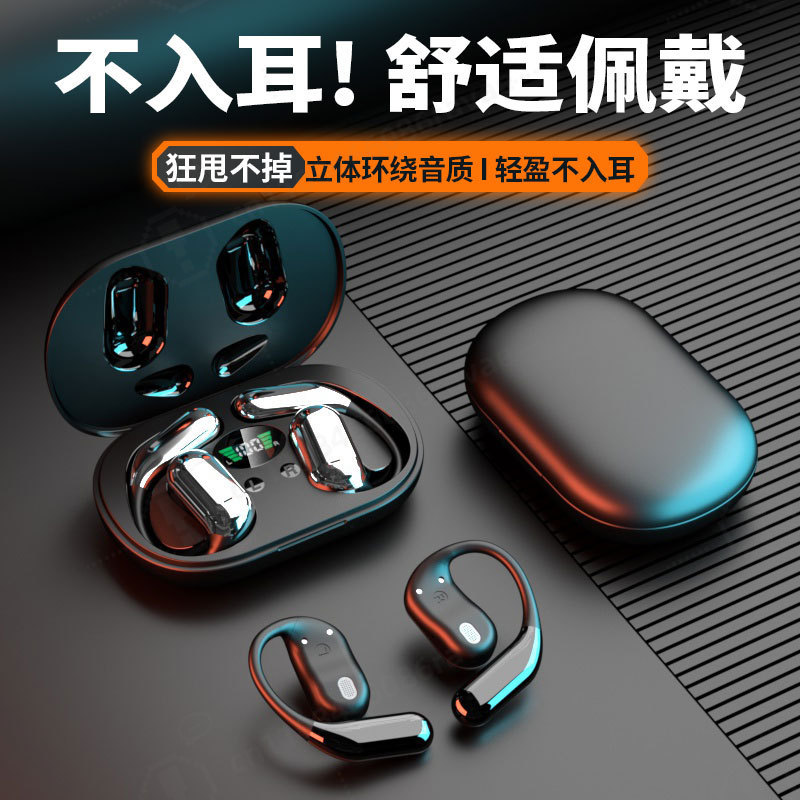 Sports Earphone Hook - Auricolari Bluetooth Q16 con Traduzione AI,