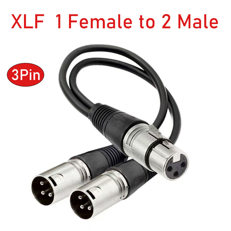 Audio Splitter Y - Cavo splitter XLR Adattatore Y da