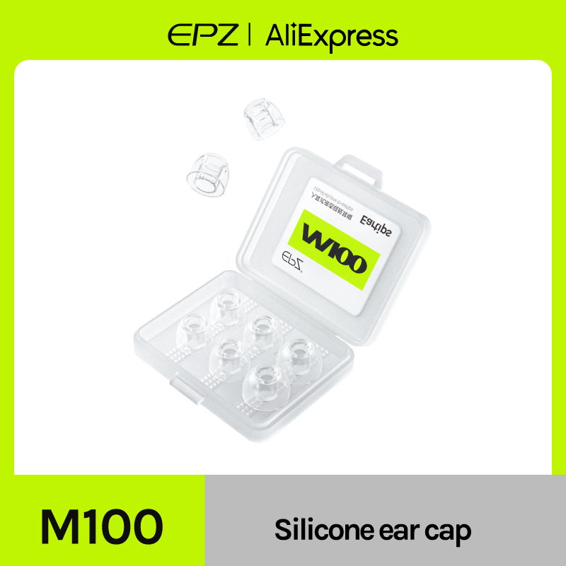 Silicone Ear Tip Replacement - EPZ M100 Auricolari S/M/L Silicone liquido