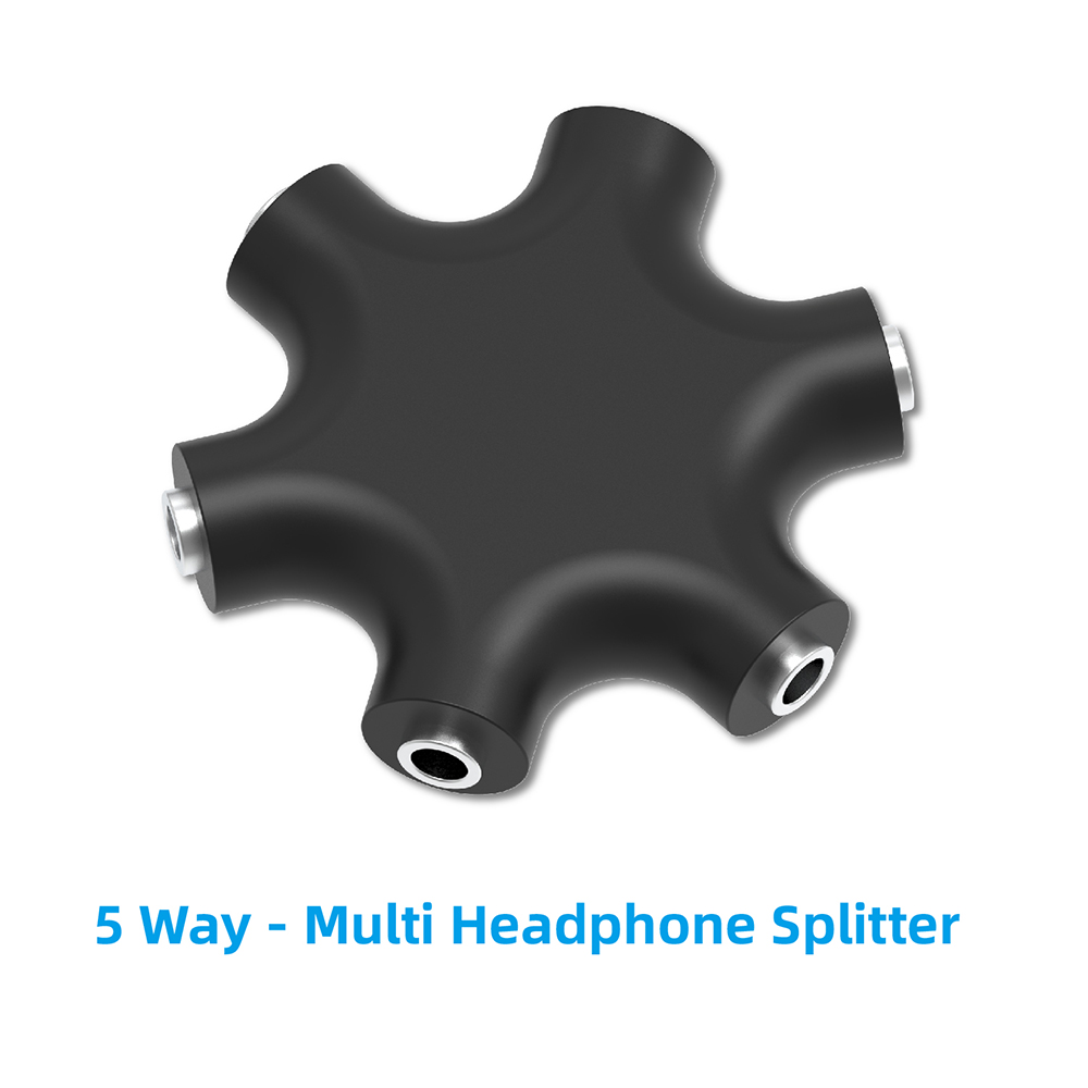 Earphone Splitter Jack - Adattatore Splitter Audio Jack 3.5mm da