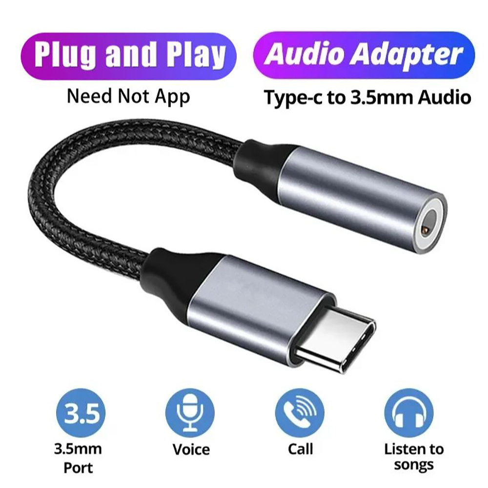 Audiophile Headphone Wired - Adattatore audio da USB Type-C a