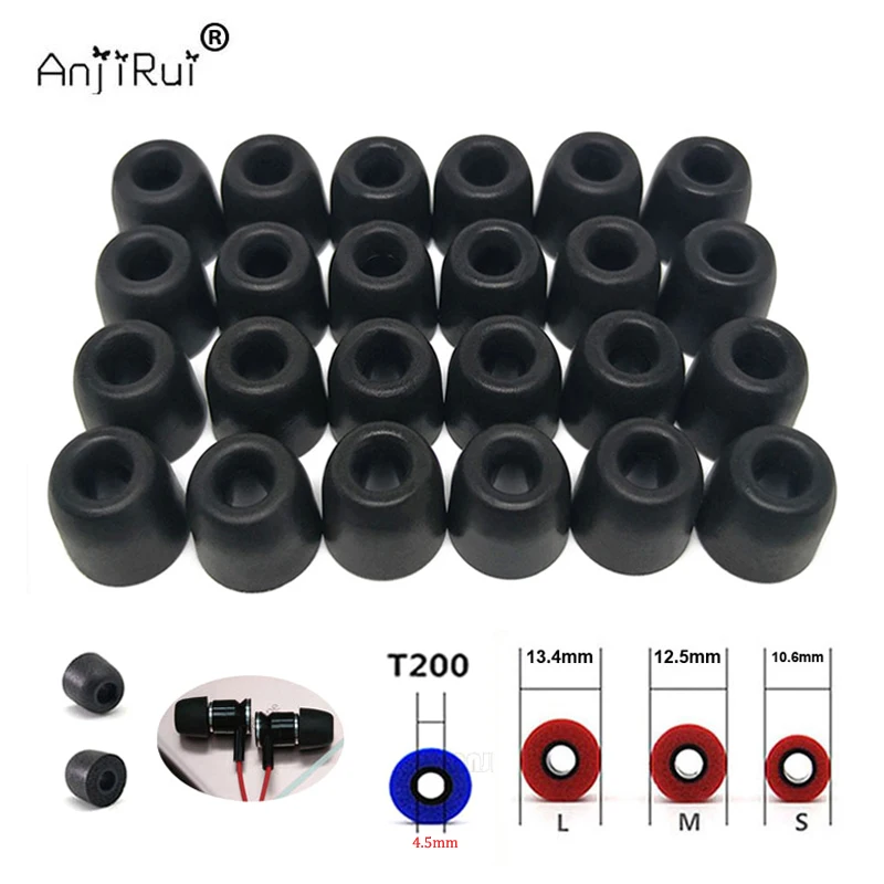Earphone Foam Tip - 12 paia di cuscinetti auricolari in