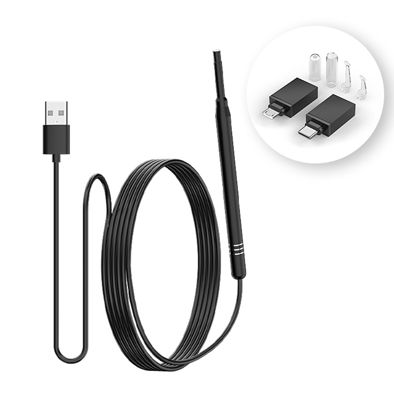 Usb C Earphone - Pulizia dell'orecchio Endoscopio Fotocamera 3in1 Micro
