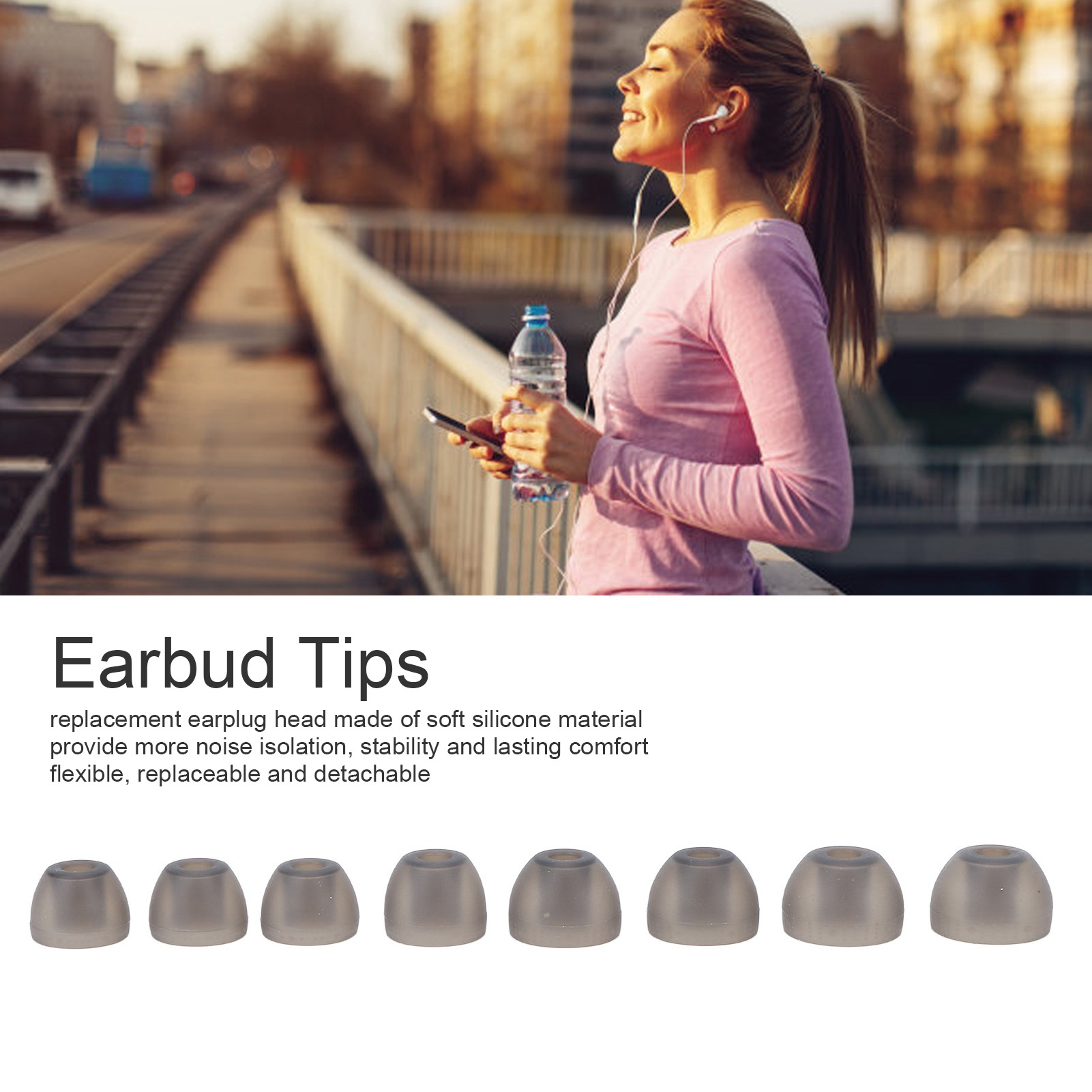 Silicone Ear Tip Replacement - Gommini auricolari in silicone di ricambio