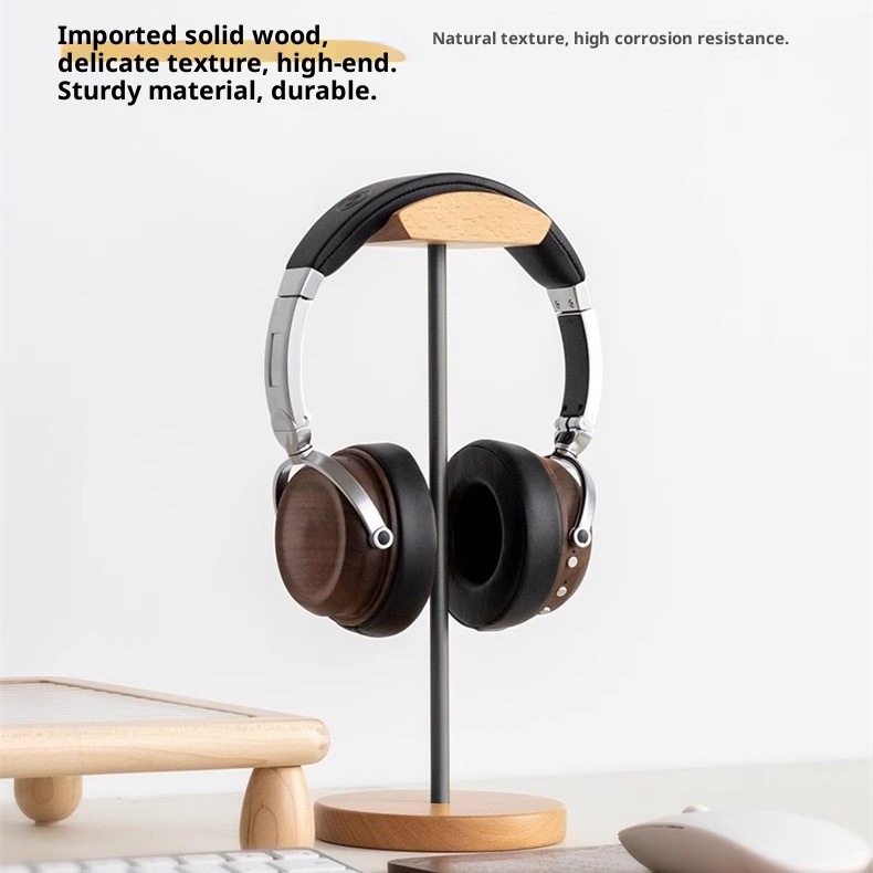 Supporto per Cuffie in Legno d - Headphone Stand Desk recensione e prezzo