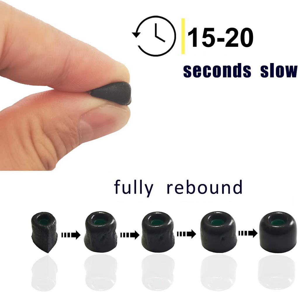 Auricolari in memory foam per  - Earphone Foam Tip recensione e prezzo