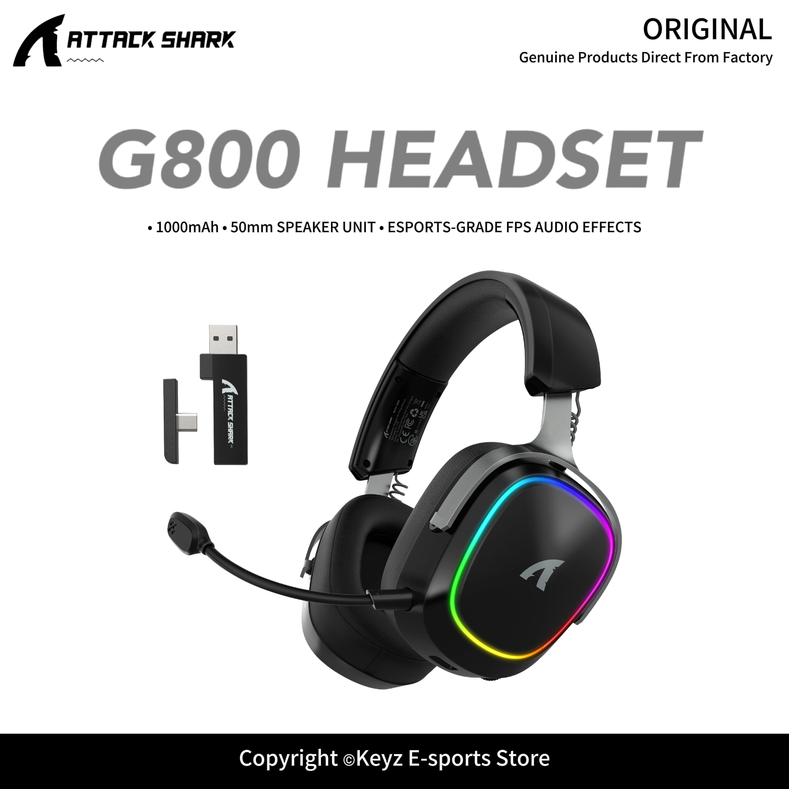 Cuffie da Gaming Wireless ATTA - Gaming Headset Rgb recensione e prezzo