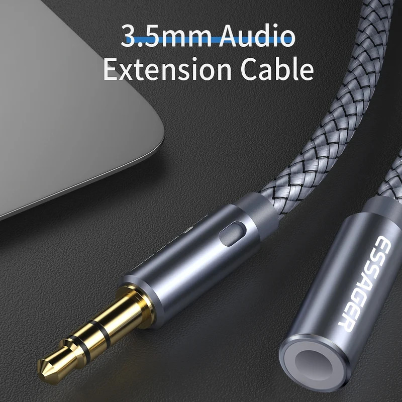 Cavo Audio Aux Essager da 3,5m - Earphone Splitter Jack recensione e prezzo